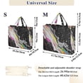 thumbnail image 2 of FORMRS Womens Corduroy Tote Bag Crossbody Shoulder Handbag with Pocket, Colorful White, 2 of 7