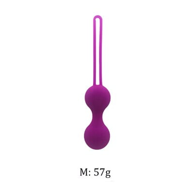 Vibradores de bolas vaginales de silicona seguras para mujeres, juguetes sexis, bolas Kegel, bolas Ben Wa, juguetes sexuales para apretar la Vagina, ejercicio para mujeres Tan Jianjun unisex