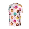 thumbnail image 2 of Rocae Colorful Donuts for Breathable Men's Baseball T-Shirt Fashionable Casual Baseball Jersey, Moisture-wicking Sportswear Small, 2 of 9