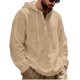 thumbnail image 4 of Ceisia Men Slim Fit Fashion Solid Color Long Sleeve Stand Collar Gift Zipper Casual Daily Party Wear Shirt Top, 4 of 7