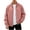 (NEW18)Rose Gold, variant on Men's Full Zip Bomber Jacket Casual Stand Collar Raglan Sleeve Loose Coat Lightweight Daily Commuter Outerwear for Fall
