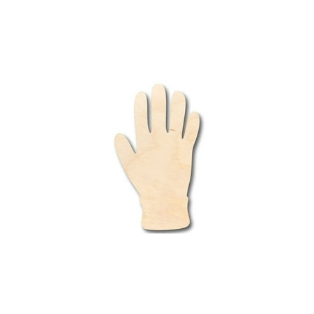 

Unfinished Wood Gloves Shape - Winter - Work - Craft - up to 24 DIY 5 / 1/4