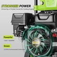 thumbnail image 5 of 4200PSI Pressure Washer 4.0GPM Gas Power Washer 209CC Gas Powered Washing Machine Commercial High Pressure Washer with 25ft Hose&4 Nozzles for Patio Garden Yard Vehicle, 5 of 8