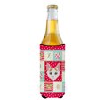 thumbnail image 2 of Carolines Treasures CK5122MUK Japanese Bobtail Cat Love Ultra Hugger for slim cans Slim Can multicolor, 2 of 3