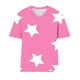 thumbnail image 4 of Camisetas de Verano de las Mujeres de Manga Corta con Cuello en V de Gran Tamaño Camiseta Deportiva Sólida, Base Cómoda Casual, 4 of 4