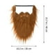 thumbnail image 2 of Barbas falsas Halloween divertido bigote falso bigote falso para suministros de fiesta de disfraces de Halloween, 2 of 7