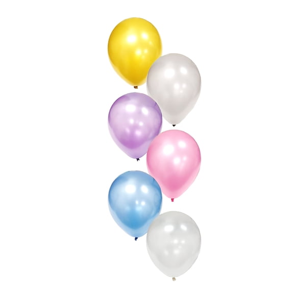 Way To Celebrate Lot de 12 ballons nacrés assortis, 12CT x 12in Ballon en latex d'hélium