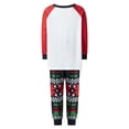 thumbnail image 4 of Disfraz Premium Conjunto de pijamas navideños para padres e hijos Conjunto familiar estampado de moda (Red Kid-8T / 7-8Y) Cgtredaw Rojo 7 - 8 años para Unisex, 4 of 8