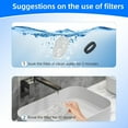thumbnail image 4 of 10 Pack Cat Water Fountain Replacement Filters & Pre-Filter Sponges for Rellaty and Neareal 108oz/3.2 Automatic Pet Water Fountain, 4 of 7