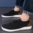 thumbnail image 1 of Hombres Knit Barefoot Zapatos Minimalistas Caminar zapatos Slip en zapatos de caja de punta anchas zapatillas de zapatillas para interiores al aire libre, 1 of 7