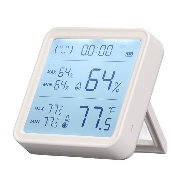 Sensor Inalámbrico Inteligente De Temperatura Y Humedad, Sensor Inalámbrico Inteligente De Temperatura Y Humedad, Pantalla De 3,5 Pulgadas, Monitor De Sensor De Temperatura Y Humedad Bluetooth