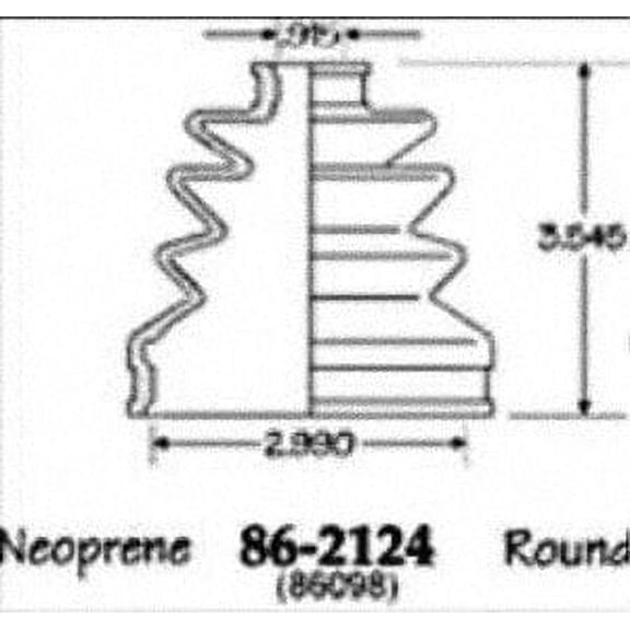 Empi 86-2124D CV Boot Kit