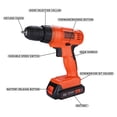 thumbnail image 3 of Taladro/destornillador inalámbrico BLACK+DECKER 20V MAX POWERECONNECT LD120VA, 3 of 7