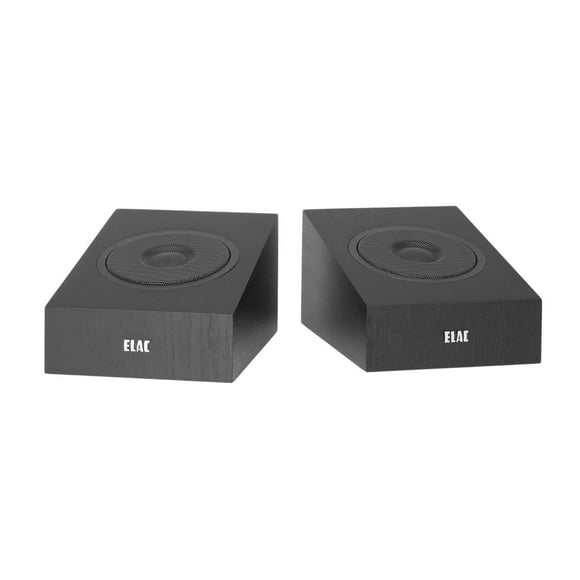 ELAC Debut 2.0 A4.2 Dolby Atmos Módulo Altavoces, Negro (par) - Driver concéntrico con Altavoz de Ag multicolor