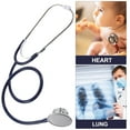 thumbnail image 5 of Dual Head Stethoscope Medical Tool Double Sided Portable Nurse Doctor Auscultation Heart Lung Clear Sound Hospital School Clinic, 5 of 6