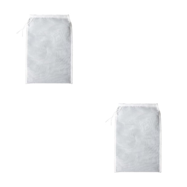 Matsuzay Bolsa de filtro de vino de leche de soja, filtro de malla fina para té, café, aceite, fruta, jugo, panadería , cocina, colador Grano 80, 24x36cm 2Conjunto