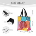 thumbnail image 3 of Balery Colorful Wool Balls Bolsa de Mano para Mujeres con Cremallera, Bolsa de Gimnasio con Compartimentos, Bolsa para Laptop, Bolsa para Trabajo, 3 of 7