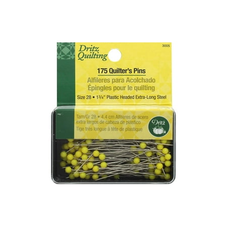 UPC: 0072879030051 | Dritz 1-3/4 Quilter s Pins 175 pc Yellow Extra-Long