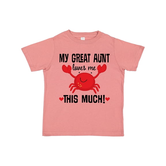 Inktastic My Great Aunt Loves Me Boys or Girls Toddler T-Shirt
