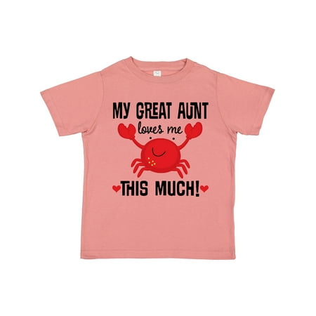 

Inktastic My Great Aunt Loves Me Gift Toddler Boy or Toddler Girl T-Shirt