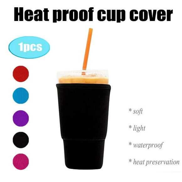 onlyliua Buscador de Regalos Juego de 3 Vasos para Bebidas con Aislamiento Térmico Antiscaldaduras de Neopreno.