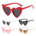 thumbnail image 6 of vnanda High Translucency Lenses Sunglasses Vintage Heart Shaped Sunglasses with High Translucency Lens Trendy Retro Decorative Sun Glasses for Women, 6 of 8