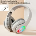 thumbnail image 6 of Wireless Bluetooth Headphones, 65H Playtime, 6 EQ Sound Modes, HiFi Stereo Over Ear Headphones with Microphone, Foldable Lightweight Bluetooth 5.3 Headphones for Travel/Office/Cellphone/PC, 6 of 7