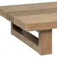 thumbnail image 3 of Vivid Outdoor Patio Coffee Table in Light Eucalyptus Wood, 3 of 11