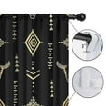 thumbnail image 4 of Western Blackout Curtains, Southwest Tribal Aztec Bull Skull Cowboy Theme Rustic Rural Western Boho Curtains for Bedroom Living Room Kitchen Farmhouse Decor Drapery Treatments 2 Panels, 52"x84" Inch, 4 of 5