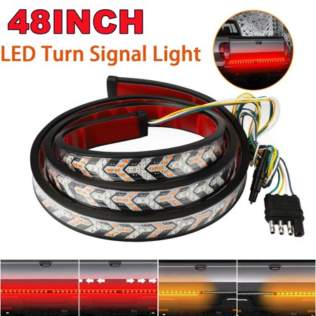 48  inch Truck Tailgate LED Light Bar Brake Reverse Turn Tail Strip
