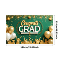 thumbnail image 4 of Celebratory Banner Graduation Theme Decorative Design Congrats Graduation Event for Party Ceremony Indoor, 4 of 5