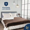 thumbnail image 3 of Cobija Cobertor Aborregado King, Frazada Ultra Suave, 100% Microfibra de Poliéster (Café) Laila Comfort., 3 of 9