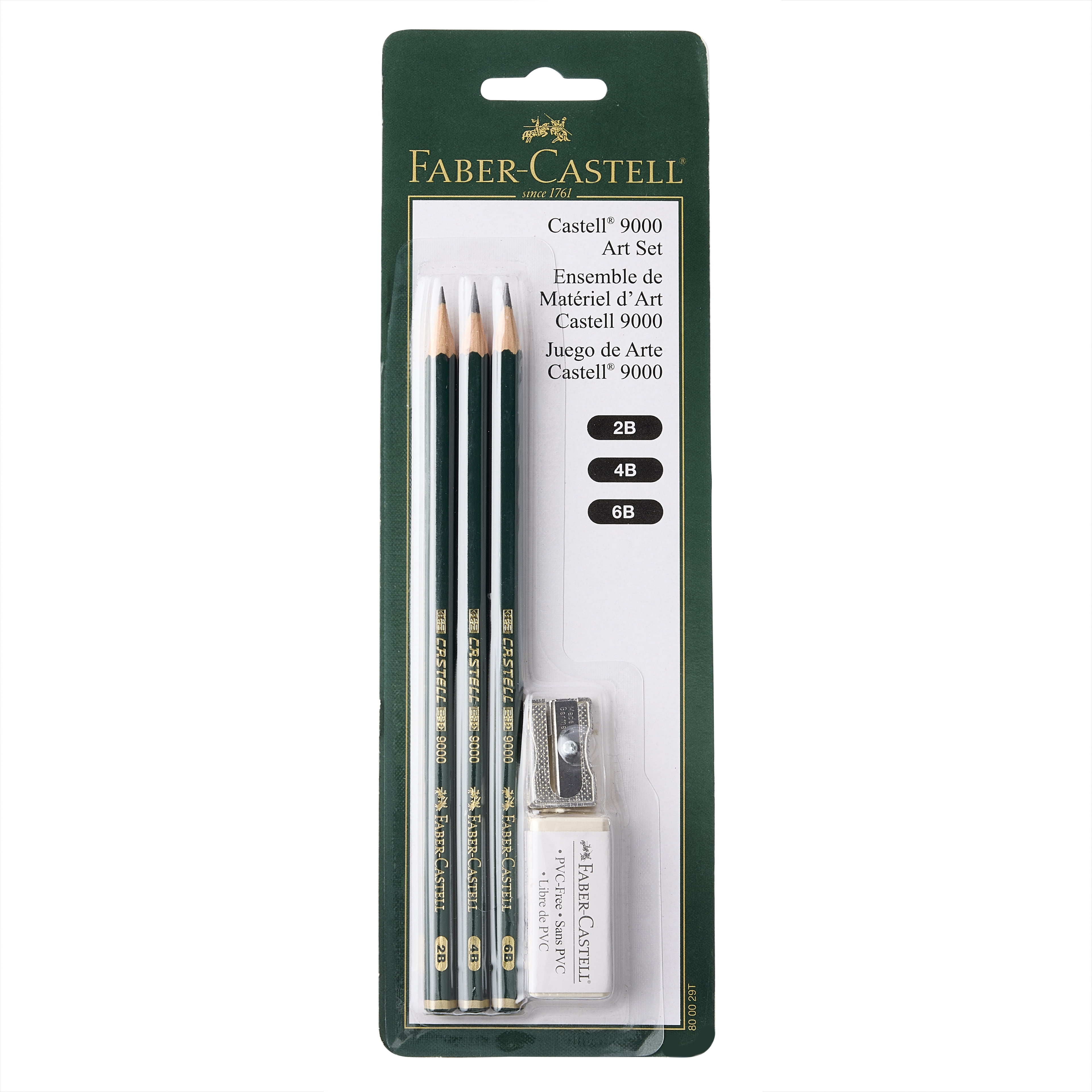 Faber-Castell 9000 Art Set, 6 Pack
