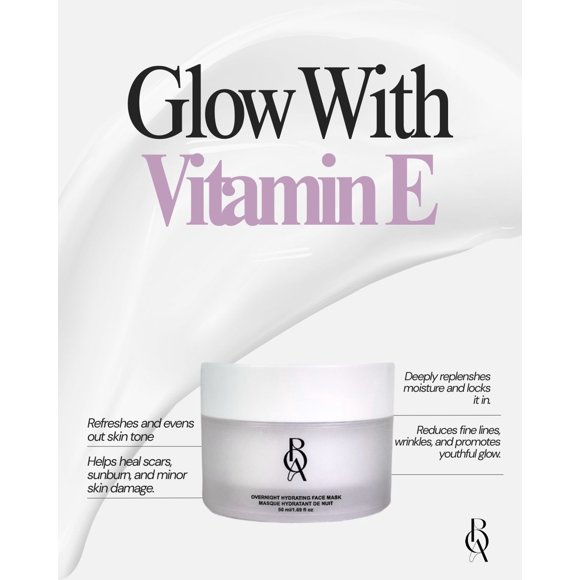 POA COSMETICS Overnight Hydrating Face Mask, For Dry & Dehydrated Skin