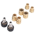 thumbnail image 3 of Ensemble d'Adaptateurs pour Nettoyeur Haute Pression, Raccords d'Adaptateurs pour Nettoyeur Haute Pression 8 Pcs Accessoires de Nettoyeur Haute Pression Difficiles à Rouiller pour Machine à Laver Électrique, 3 of 7