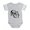 Heather Gray, variant on CafePress - Gothic Skull Initial G - Cute Infant Baby Football Bodysuit