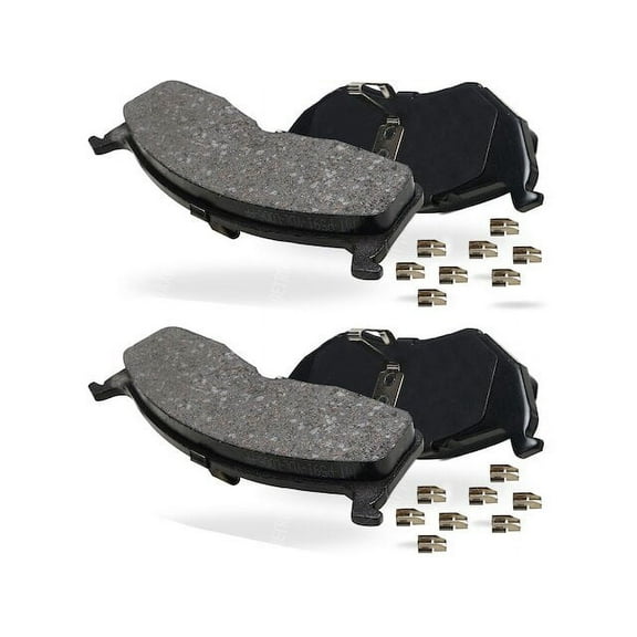 Front Brake Pad Set - Compatible with 1996 - 2000 Dodge Grand Caravan 1997 1998 1999
