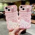 thumbnail image 1 of Sanrio-funda protectora de cámara deslizante 3D Hello kitty para iPhone 14, 13, 12, 11 Pro Max Plus, soporte completo, Y2k, Original Fivean unisex, 1 of 2