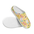 thumbnail image 3 of Lsque Summer Animals Pattern Womens Comfort Cotton on Scuff With Memory Foam and Anti-skid Sole Slipper-46/47, 3 of 7