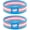 2pcs bisexual, variant on Pride Rainbow Bracelets Wristbands for Women & Men, Crystal, Style R5481