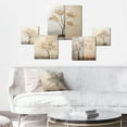 thumbnail image 2 of Designart "Neutral Toned African Tree" Tree African Wall Art Set Of 5 - Beige Traditional Wall Living Room Decor Set, 2 of 6