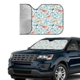 thumbnail image 4 of Bingfone Butterflies Car Windshield Sun Shade Protector Keep Your Vehicle Cool Sun Shield Visor Cover Foldable-Small, 4 of 9