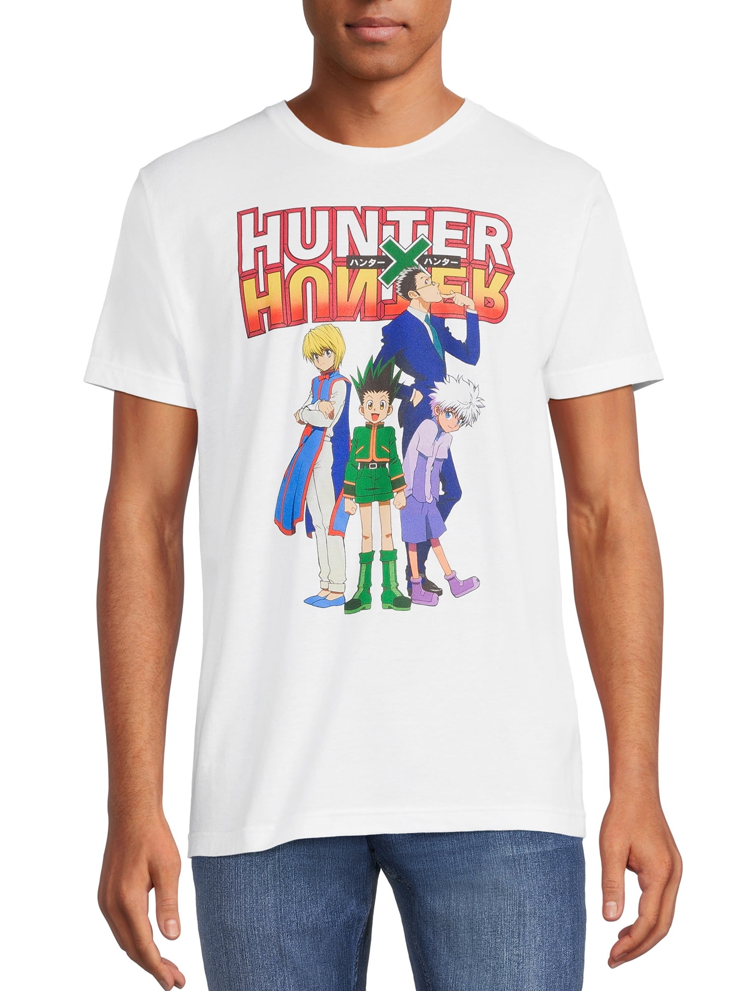 LICENSE Hunter X Hunter Men's and Big Men's Short Sleeve Graphic Tee