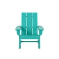 thumbnail image 4 of GARDEN Set of 2 Modern Plastic Outdoor Rocking Chairs for Patio Porch, Turquoise, 4 of 10