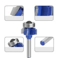 thumbnail image 4 of 4 Corner Router Bit for Woodworking, 6/8MM Shank R1 R2 R3 Edging Tool, 4 of 8