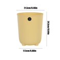 thumbnail image 3 of Ganfancp Cubos de Papel Huecos Portátiles y Prácticos Cubos de Basura de Plástico Sin Tapa para El Hogar En El Salón y El Dormitorio Ofertas Flash Liquidación 1* Producto, 3 of 6