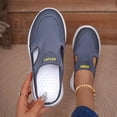 thumbnail image 5 of Caywon Women's Casual Slip on Half Shoes Breathable Arch Support Walking Mules Shoes Open Back Slip on Flats Non-Slip Sneakers Sandals, 5 of 7