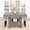Vintage gray, variant on 47.2" Square Dining Table for 4, Square Kitchen Table with 2-Tier Storage Shelf, Anti-Wobble Triangle Legs, Scratch-Resistant Modern Dinner Table for Apartment, Dining Room