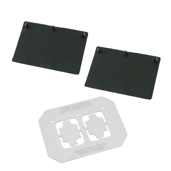 Fan Shroud Rubber Relief Flap and Template Kit – 2 Flaps