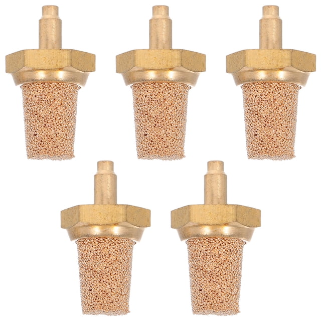 DEEPCRAFF 5Pcs Golden Copper Filter Nozzle Replacement for Fog Machine Oil Tubes with Enhanced Fog Effect